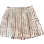 Splendid DEVYN VISTA STRIPED CREAM CARGO MINI SKIRT WOMENS SIZE MEDIUM Photo 3