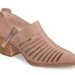 1. State  | Arnet Pink Leather Cutout Pointed Toe Ankle Booties Boots | Size 8.5 Photo 0