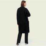 J.Crew  Ella Open Front Long Sweater Blazer Black Style AD753 Women's Size Small Photo 1