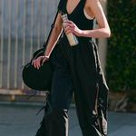 Free People Movement NWT  Just Dream Onesie In Black Photo 3