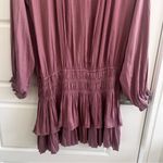 Mustard Seed  Dusty Rose Mini Dress Long Sleeve Photo 1