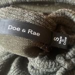 Doe & Rae  sweater women’s small. Hunter green with tie in back. Long sleeve Photo 4