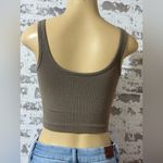 Urban Outfitters  Olive Ribbed Tank Top Photo 1