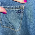 American Rag Cie distressed blue jean overalls size 1/XS Photo 4