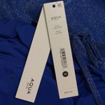AQUA Swim Shimmer Square Neck One Piece Swimsuit Sapphire (Blue) XS New Photo 7