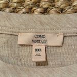 Como vintage tan neutral front wrap T-shirt women’s size XXL Photo 5