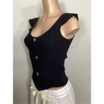 New. One Grey Day black sweater tank. Small. Retails $148 Photo 4