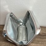 Red Embroidered Sardine Can Cosmetic Bag 🐟 ♥️ Silver Photo 6