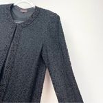 Vintage 90's Marina Beaded Silk Dress Jacket Blazer Size Small Black Photo 5