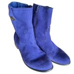 Very Volatile  Blue Suede Boots Size 7.5 Photo 2