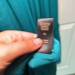 Ella Moss ‎ Teal Pleated Maxi Dress Women’s XS Crepe Crinkle Layer Tier Gown Photo 7