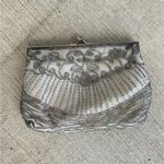 Tiny Black Beaded Silver Clasp Embroidered Lady Bug Wallet Pouch Photo 0