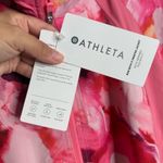 Athleta NWT  Run With‎ It Printed Jacket Painted Energy Coral Pink Size 3X Photo 4
