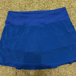 Lululemon  Blue Pace Rival Mid Rise Skirt  Photo 0