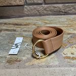 B-low the Belt Mia Gold and Tan Chic Glam Business Casual Accent Belt NWT OS Photo 5