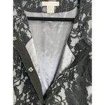 Newport News Black Lace Formal Jacket Coat Size 16 Plus Size Lined Evening Glam Duster Photo 4