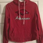 Colosseum Arkansas Razorback  Embroidered Small Women’s hoodie. Gently worn Photo 0