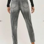 Something Navy NWT  Roxie Snap Denim Jeans Washed Black Size 0 Photo 2