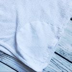 Lucky Brand LUCKY LOTUS Yoga White Mesh Hooded Pullover M Photo 5