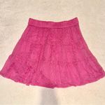 Roller Rabbit  Pink Swiss Dot Ashton Mini Skirt size Small Photo 1
