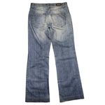 Annarita N🦎Textured Waist Flared Bottoms🌵 Blue Size 4 Photo 2