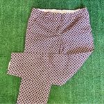 J.Crew Caffé Capri, red floral pants Photo 6