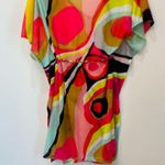 H & M swim dress cover up pink Turk size small Photo 2