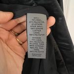 Vera Wang Wool & Leather Mid-Length Coat – XS, Black, Designer Outerwear Photo 3