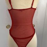 Charlotte Russe Red Lace Bodysuit Photo 1