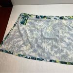 RipSkirt Hawaii Tropical Floral Blue Green Skirt Hook & Loop‎ Closure Large Photo 5