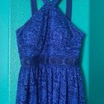 A Byer royal blue halter style dress Photo 0