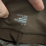 Aerie Offline by  Real Luxe Faux Leather Hi Rise Leggings XL Brown Photo 1