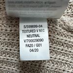 Old Navy NWT Tan Textured V-Neck Pull Over Tunic Sweater, Sz SMALL Photo 11