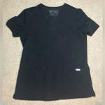 FIGS Casma Three Pocket Scrub Top Size Extra Small Black Photo 2