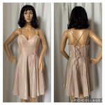 Chic Boutique NY gold glittery cocktail homecoming short dress corset medium Photo 1