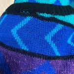 Country Craft Vintage Oversized Geometric Colorful Knit Slit Neck Sweater 44 XL Size undefined Photo 1