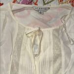 Zac and Rachel  women’s size medium pullover hi low blouse pleated lace detail nwt Photo 5