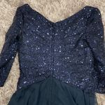 La Femme 27998 Navy Blue Sequin Gown 6 Photo 3