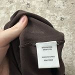 L'Academie L’Academie Hadi Ribbed Knit Stretch Short Sleeve Mock Neck Size Large NWT Photo 3