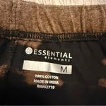 Handmade Hand Dyed Essential Elements Black & Orange Splatter Reverse Tie-Dye Joggers Med Photo 5