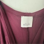 Elloh Burgundy Pocket Detailed Overall Jumpsuit S Photo 2