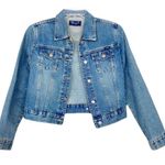 Vintage 90s Angel Denim Jean Jacket Photo 4