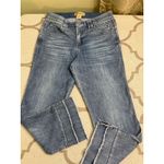 Democracy  Ab solution Kick Flare Double Layer Fray Hem Crop Jeans, size 10 Photo 14