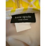 Kate Spade Long Sleeve One Piece Swimsuit Rash Guard Women’s Sz M Yellow Floral Photo 4