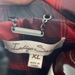 indigo. Saints sz. XL RED/Black Buffalo Checked Winter Vest Photo 6