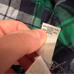 Aerie Green & Blue Plaid Long Sleeve Button Down Sleepwear Shirt Sz S NEW Photo 5