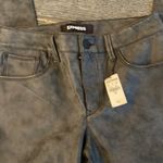 EXPRESS Grey Faux Suede, Skinny Jeans Size 6, New Photo 4