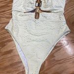 River Island Women's Yellow Broderie- One-Piece Swimsuits size 10 (B40 ) Photo 5