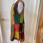 Bohemian Kantha Cotton Patchwork Sleeveless Dress Photo 2