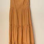 Elodie Yellow Midi Dress Photo 0